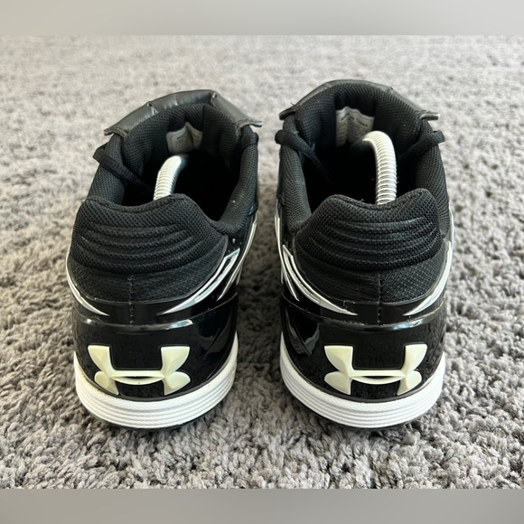 Under Armour Raptor Low Baseball Cleats Black/Silver - Size 11.5 - Picture 5 of 10